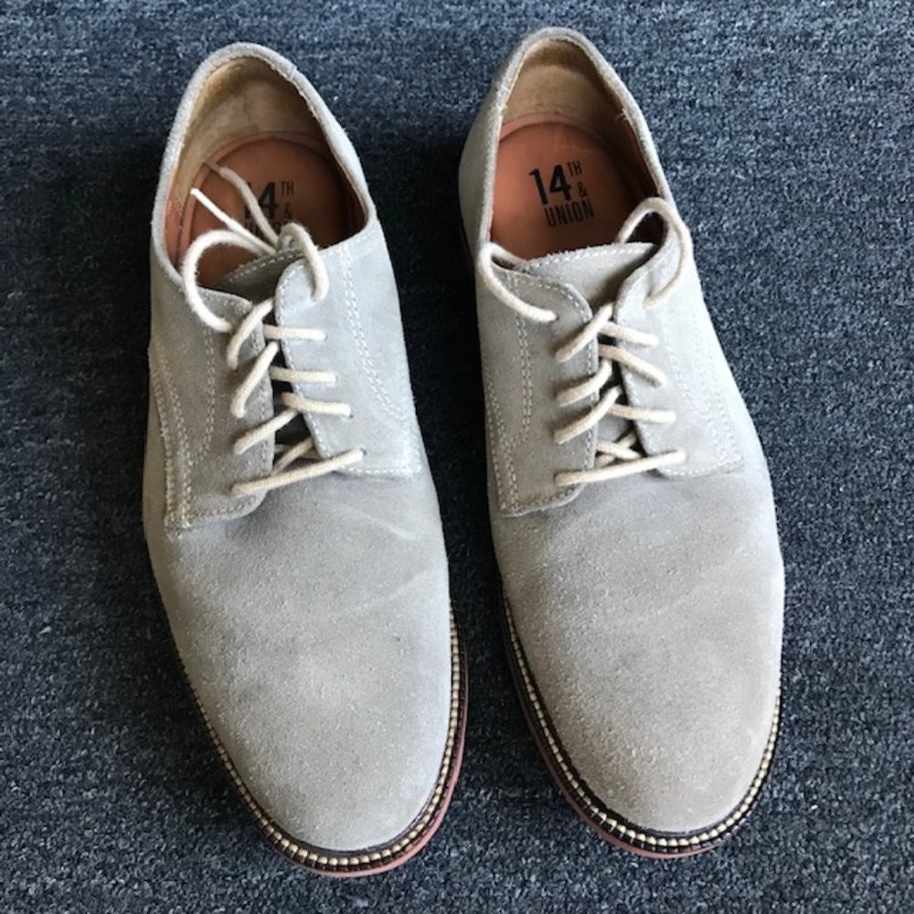 14th and Union light gray suede derbies - 6M